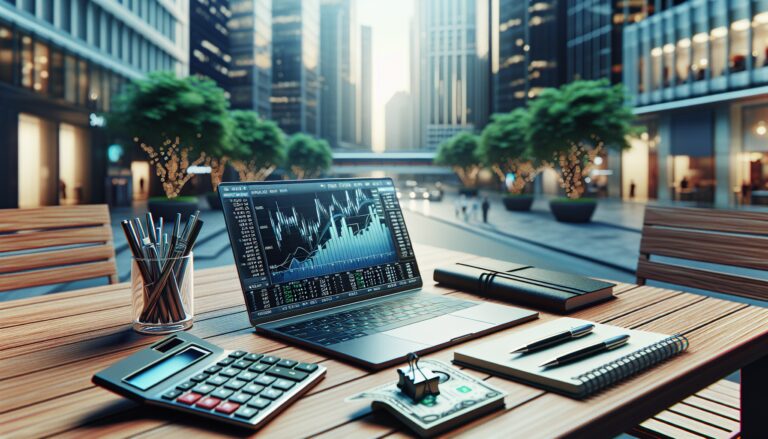 Jovenes analizando finanzas e inversiones exitosas