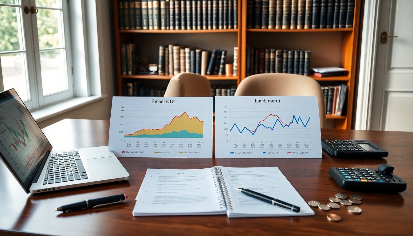 Comparativa: ETF vs Fondos Mutuos para Inversión Efectiva