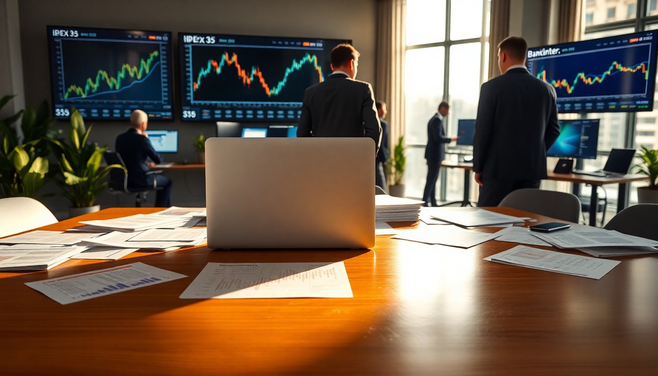 El IBEX 35 sube levemente a pesar de las caídas en Bankinter: ¿Qué significa para el mercado?