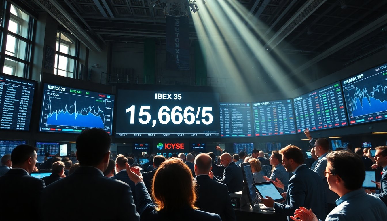 El IBEX 35 sube un 0,48% gracias al clima político favorable en Francia