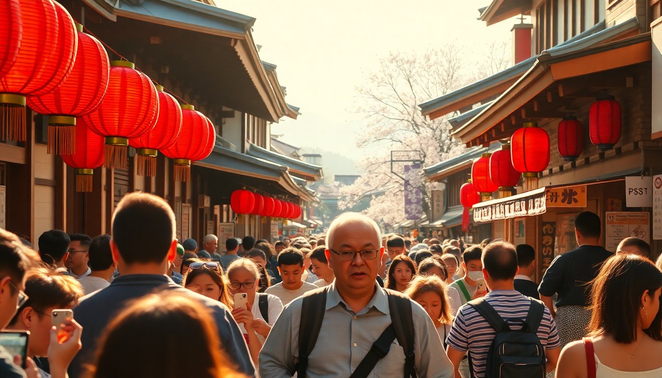 Japón enfrenta un auge turístico y la frustración de sus residentes