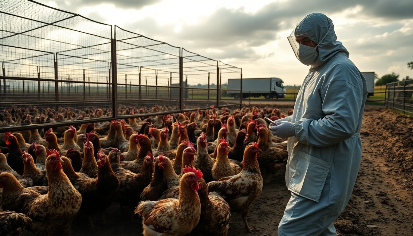 Crisis del sector avícola en España por la propagación de la gripe aviar