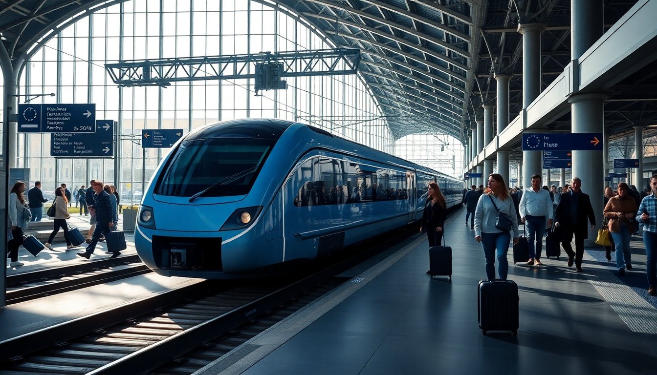 El ambicioso proyecto de Bruselas para interconectar las capitales europeas con trenes de alta velocidad