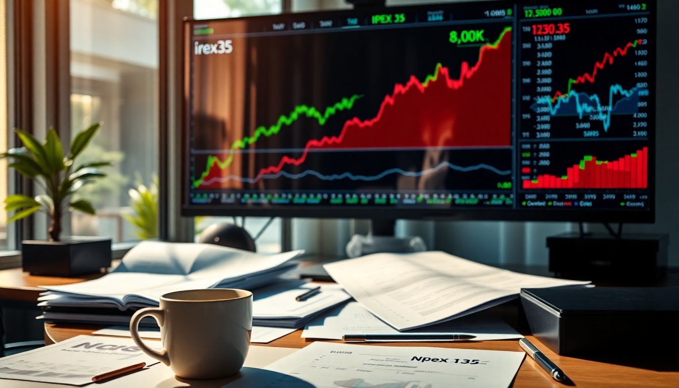 El IBEX 35 se aproxima a los 16,000 puntos gracias a los resultados de Nvidia y las cifras de empleo en EE. UU.