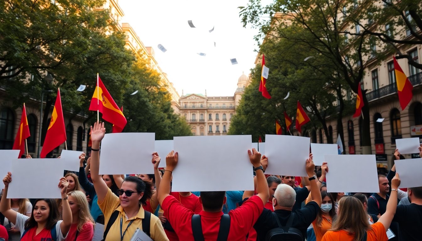 Sindicatos en España alertan sobre una posible huelga general por el aumento de salarios de los funcionarios