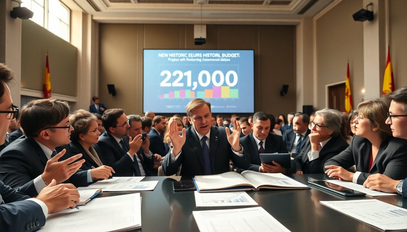 El gobierno presenta un presupuesto histórico para potenciar su apoyo electoral