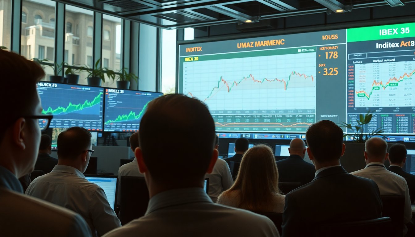 El IBEX 35 marca récord histórico gracias a Inditex y expectativas de recortes de tipos de interés