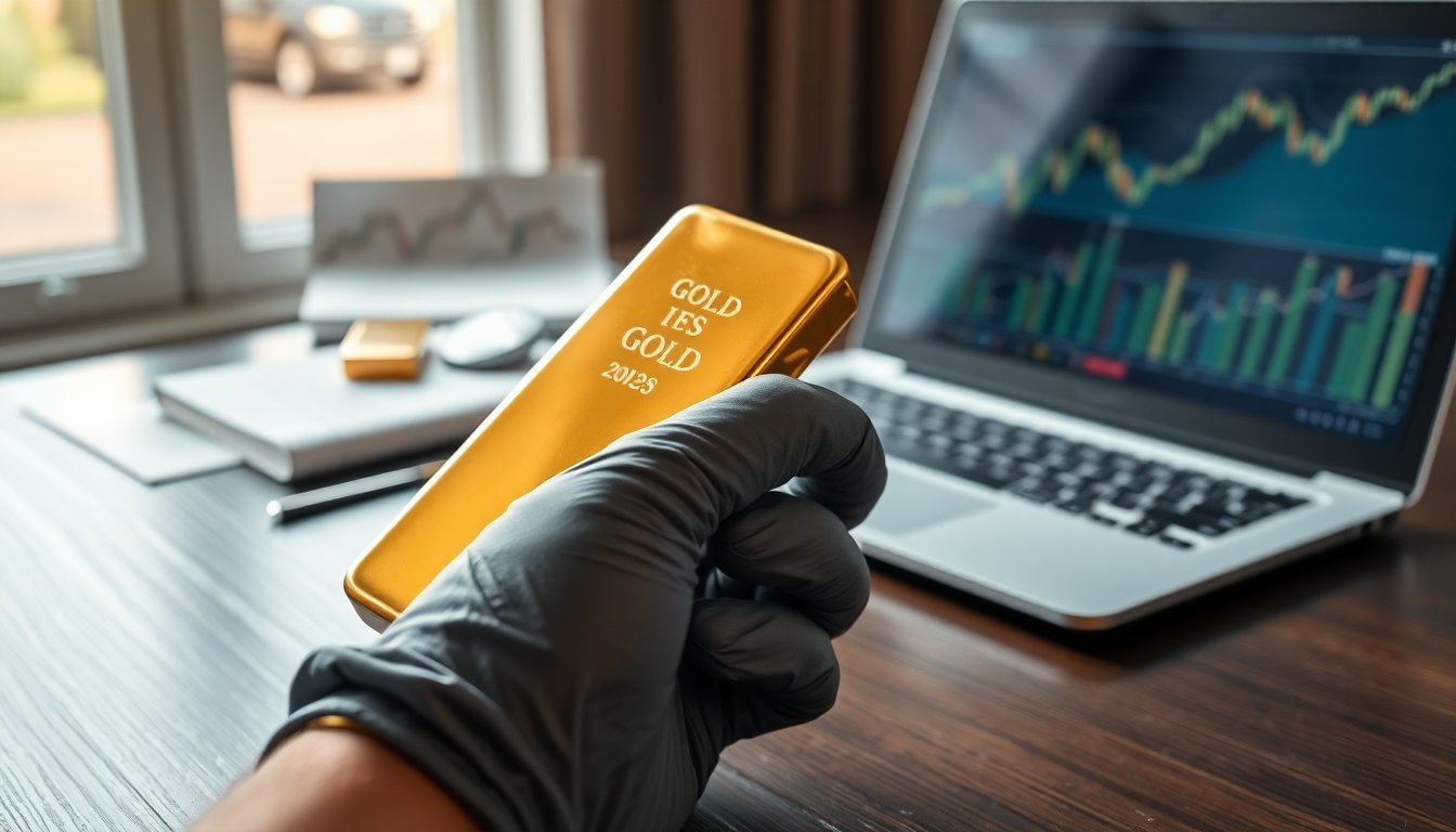 El oro alcanza un récord histórico al superar los 4.400 dólares por onza