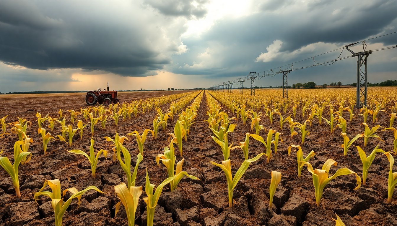 Impacto del cambio climático en la agricultura contemporánea