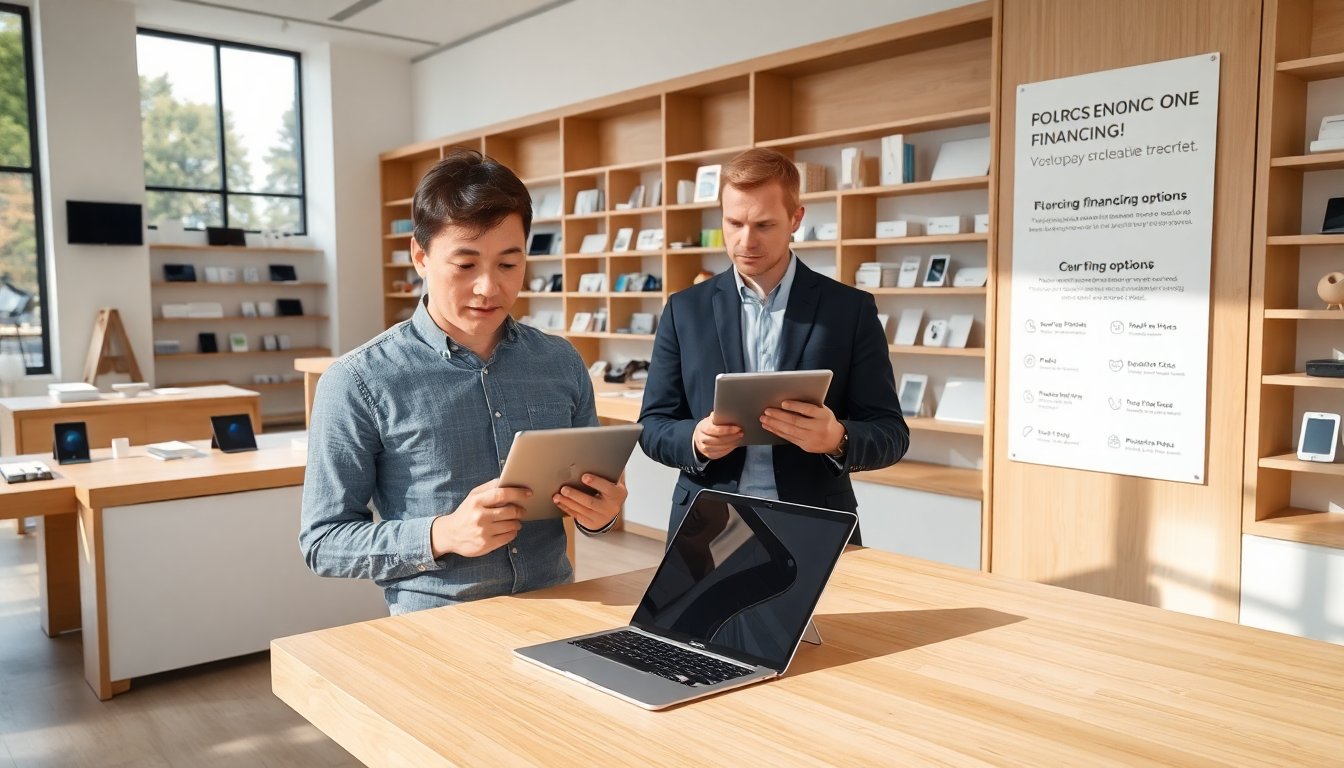 Opciones de financiación personalizadas para adquirir productos Apple
