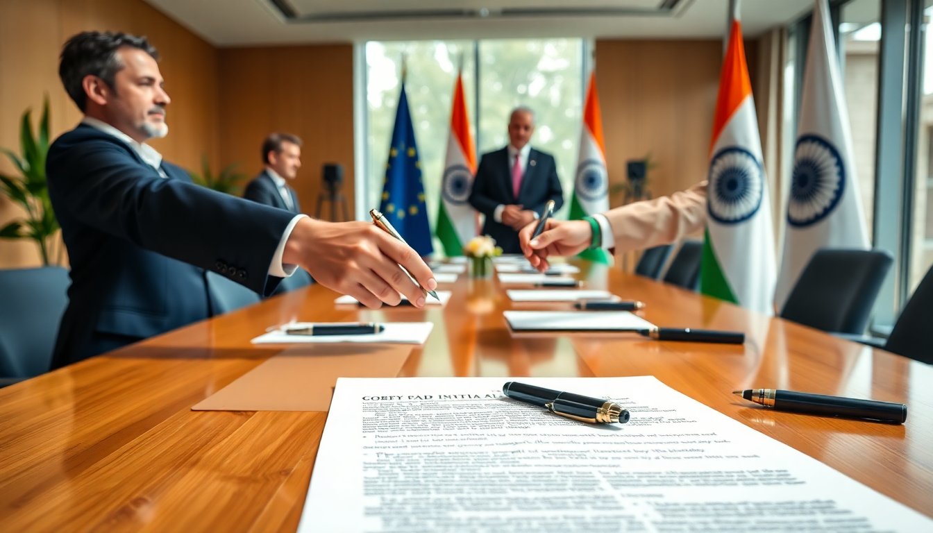 Acuerdo histórico de libre comercio entre la UE y la India