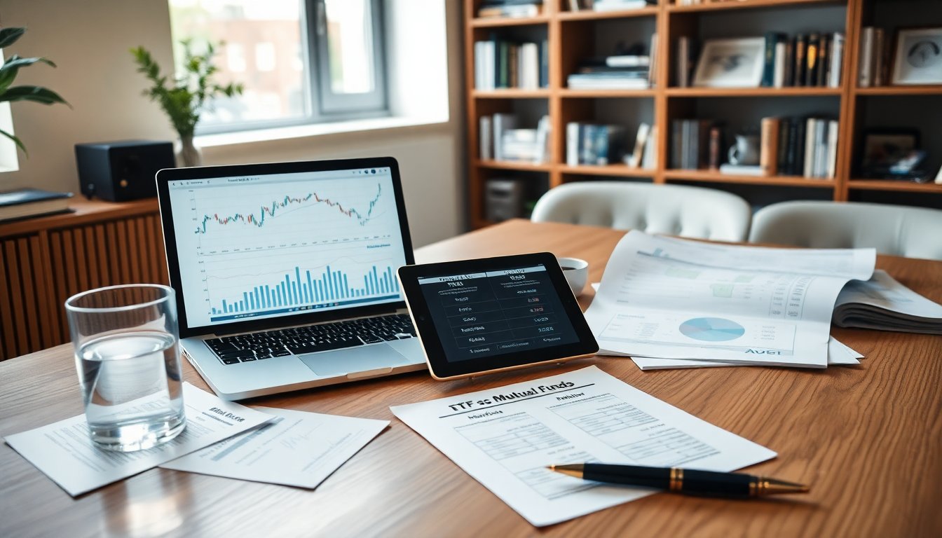 ETF o fondos mutuos: comparativa completa para inversores