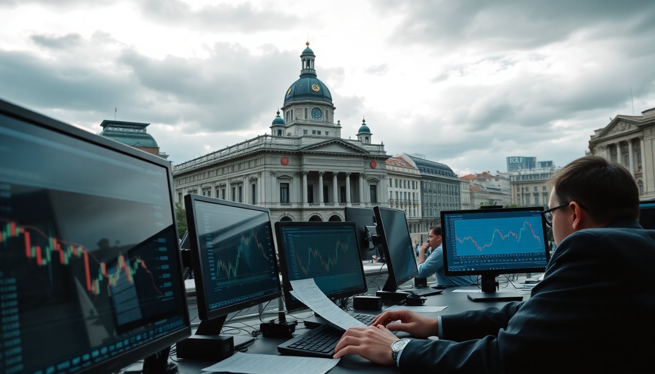 El IBEX 35 se hunde por la caída de BBVA y la influencia negativa de Wall Street