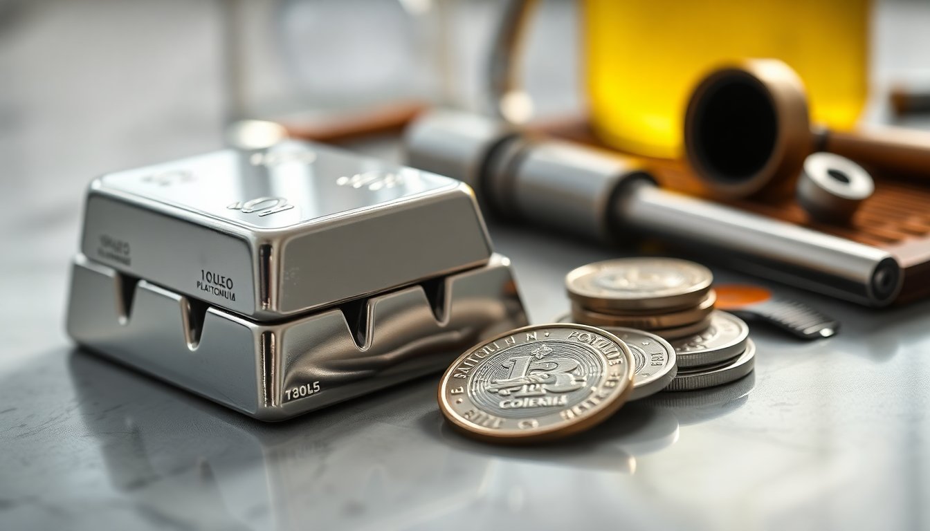 Platino como inversión: ventajas y cómo comprar desde Colombia