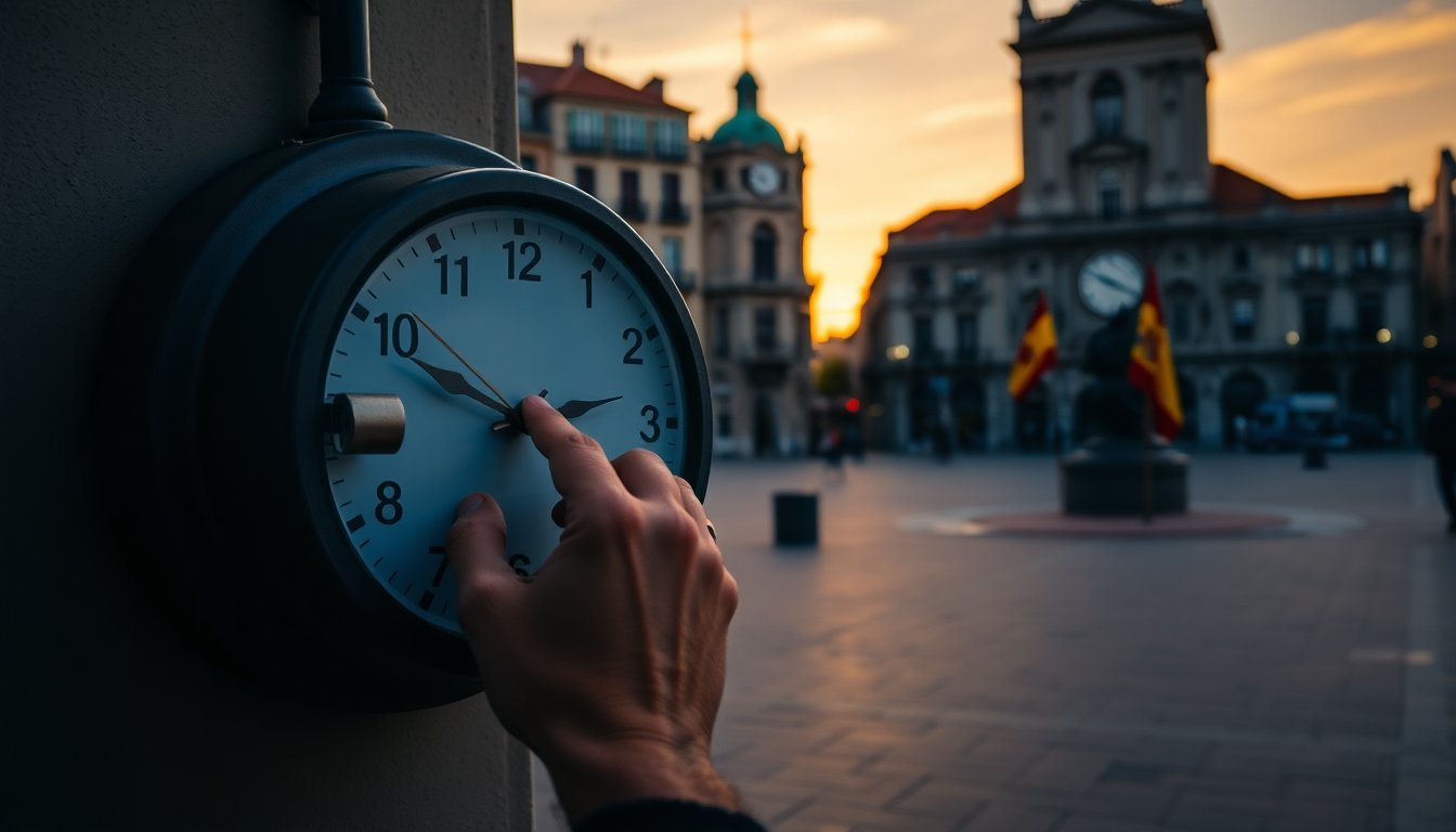 Último cambio de hora y la propuesta de España para acabar con el ajuste estacional