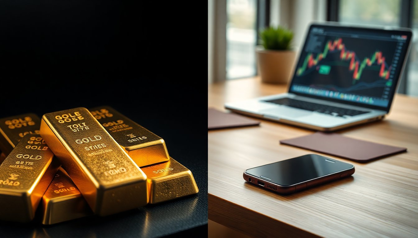 Cómo comparar ETF y ETC de oro para tu cartera