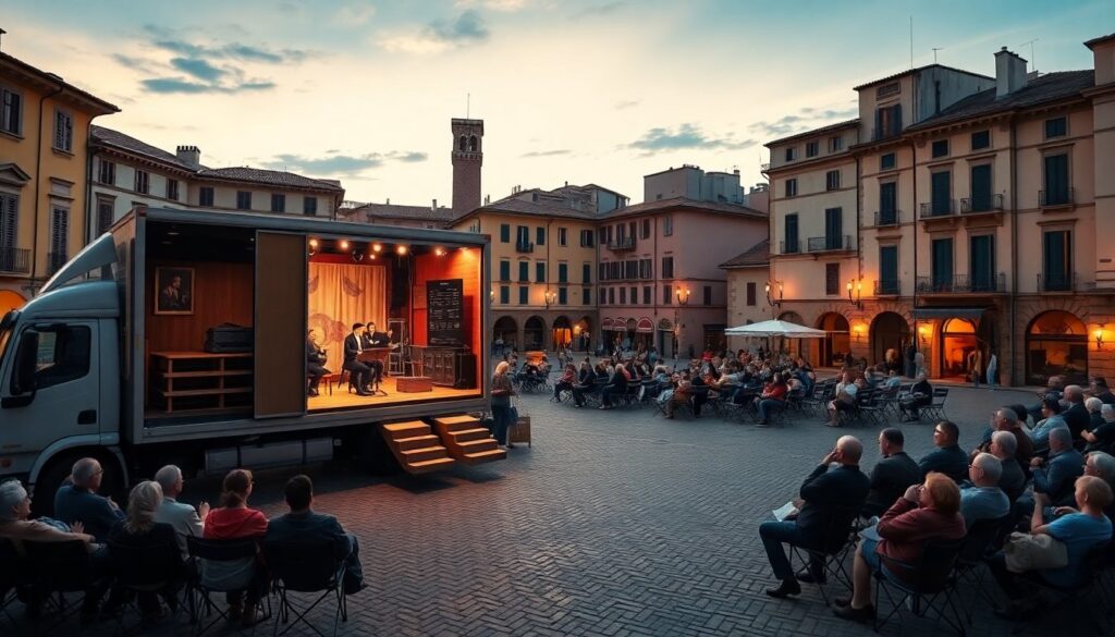 Gianni Schicchi in piazza con Opera Camion: spettacoli gratuiti in Toscana