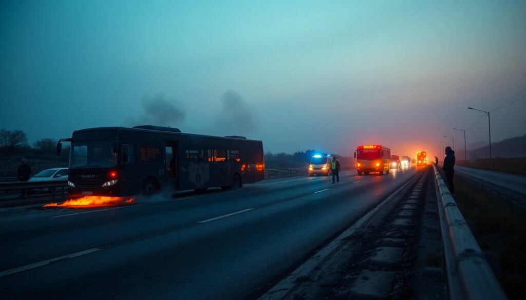 Incendio su un autobus lungo la Fi-Pi-Li a Lastra a Signa: nessun passeggero coinvolto