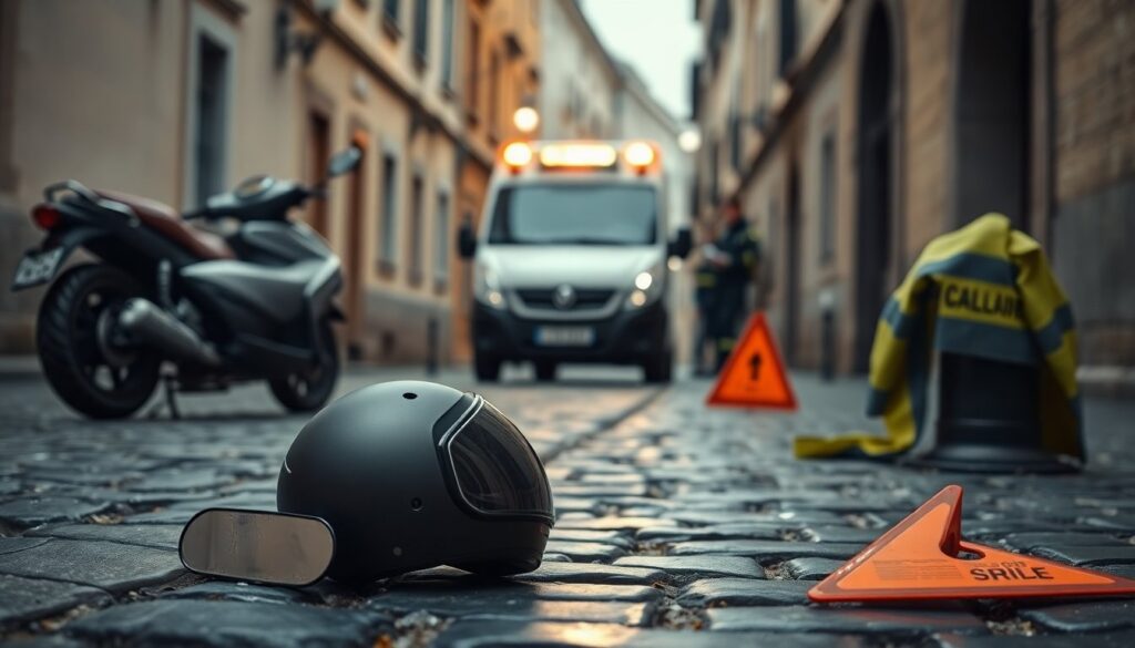 Incidente in via Montalbano: 19enne trasportato al San Jacopo in codice rosso