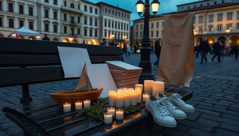 Manifestazione a Firenze dopo le immagini della Global Sumud Flotilla