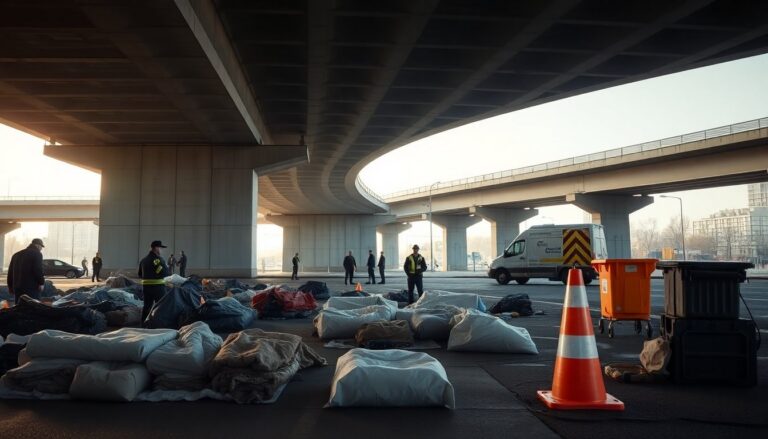 Rimozione accampamento abusivo al ponte all’Indiano: lavori e tempi previsti