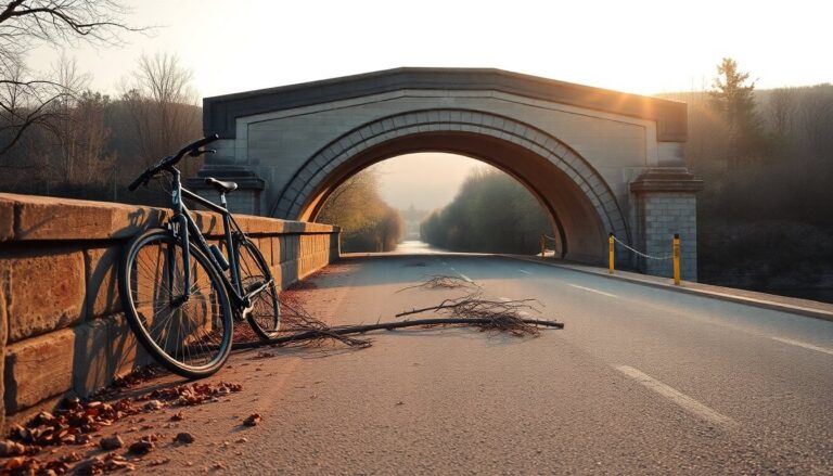 Ciclista investita da rami caduti su un ponte a Vicchio