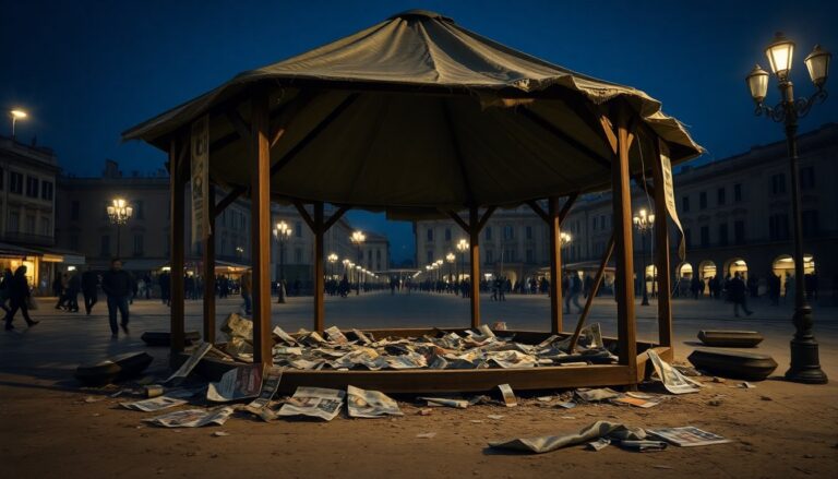 Gazebo contestato a Campi Bisenzio e scritta alla sede di Firenze: le accuse di Futuro Nazionale