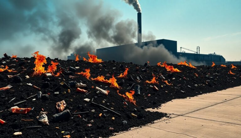 Incendio in provincia di Pisa: 2500 tonnellate di plastica in fiamme e allarme per la salute