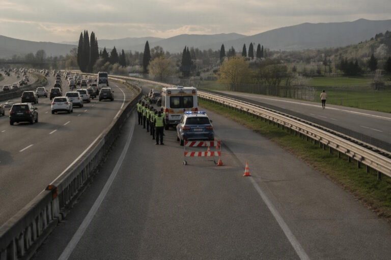 Fuga in autostrada con neonata: nonna arrestata a Firenze