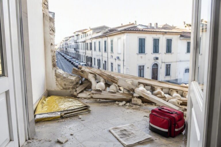 Livorno, donna muore dopo crollo balcone in via Bonomo