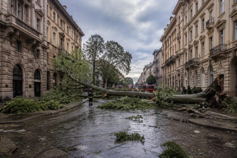 Maltempo in Toscana: 45 interventi dei vigili del fuoco a Firenze