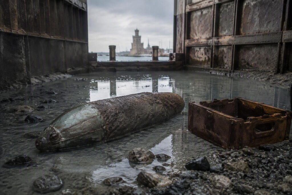Porto di Livorno: rinvenuta bomba della Seconda guerra mondiale, area interdetta
