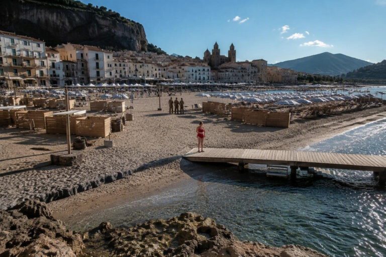 Salvataggio eroico a Cefalù: tre militari fuori servizio salvano una turista in mare