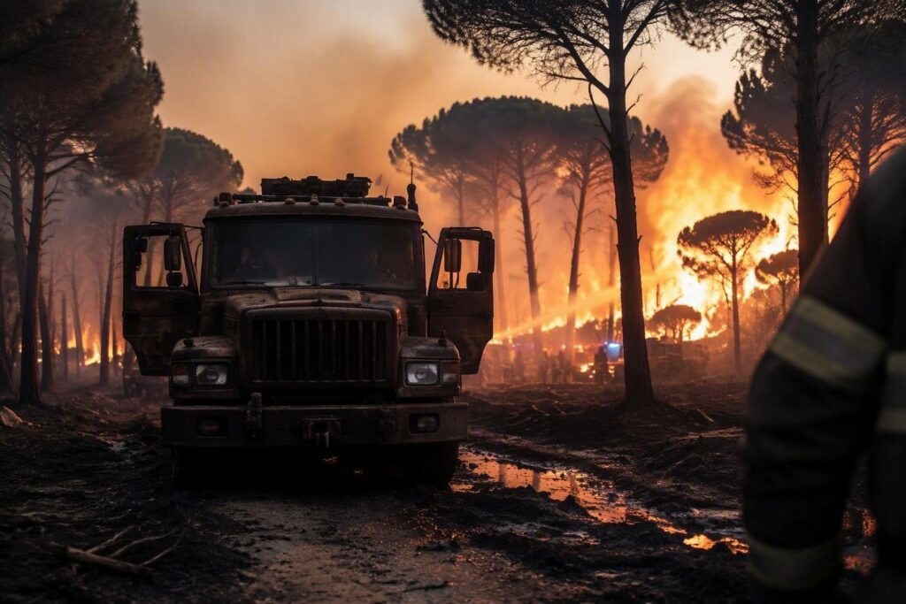 Toscana in fiamme: aggiornamenti sugli incendi attivi in diverse località