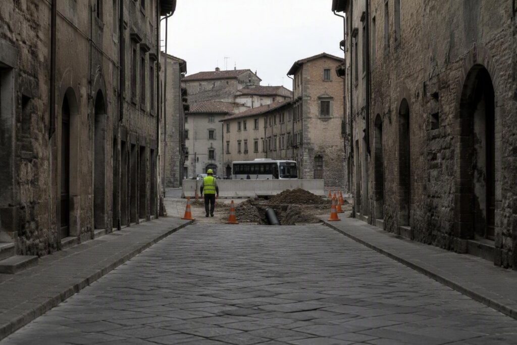 Via Bargagna chiusa a Pisa: modifiche alla viabilità per lavori fognari