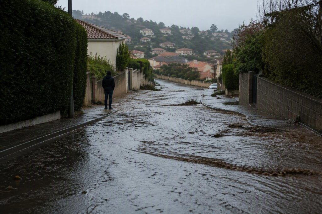 Acqua dalla provinciale inonda case a Ferrone: la denuncia di Cuscito