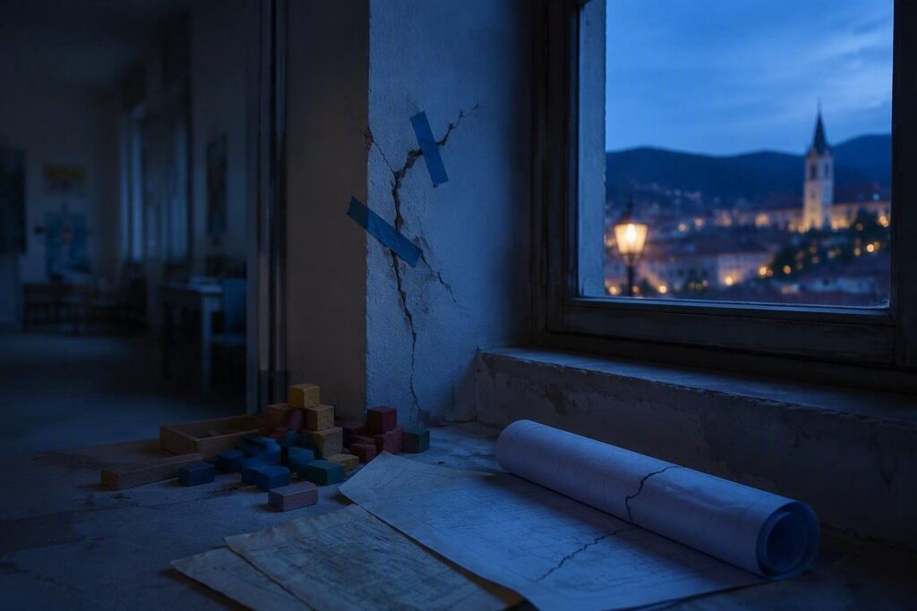 Asilo nido Spoleto: cedimento terreno provoca trasferimento precauzionale