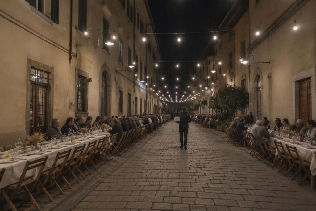 Evento benefico in via Cavallotti con più di 300 persone