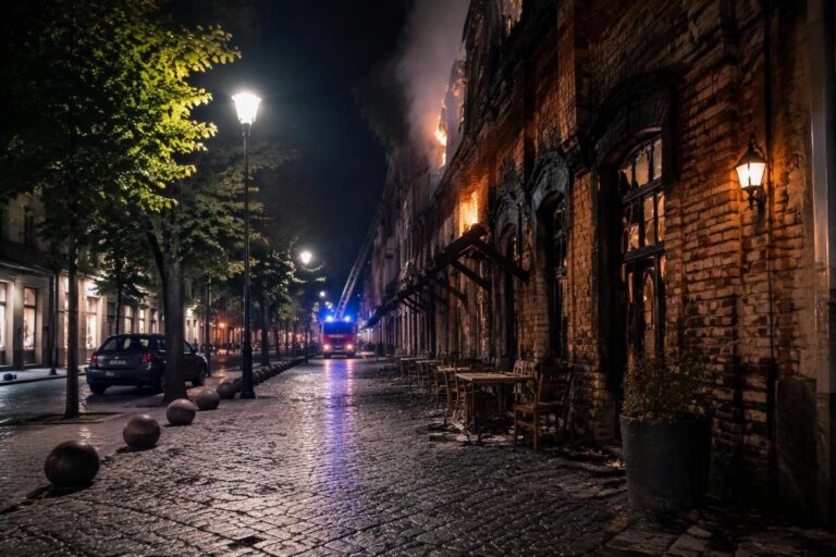 Fiamme devastano l’osteria I’ Quartino nella notte di domenica