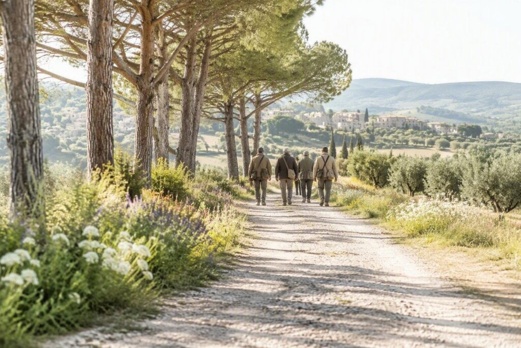 Il percorso storico di Villa a Sesta: visita di studiosi tedeschi