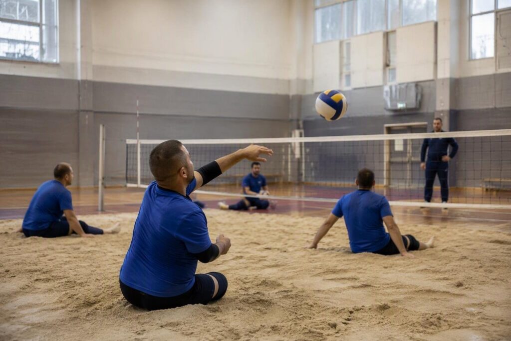 Italia sitting volley a Campi Bisenzio con la Serbia