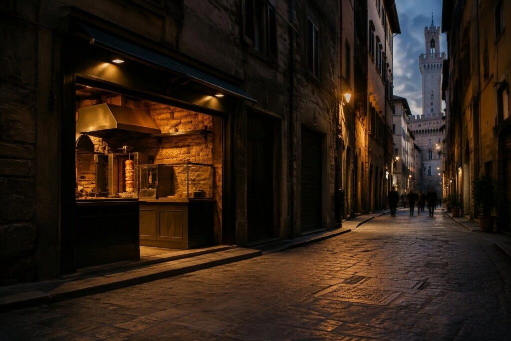 Licenza revocata al kebab fiorentino dopo violenza su giovane americana