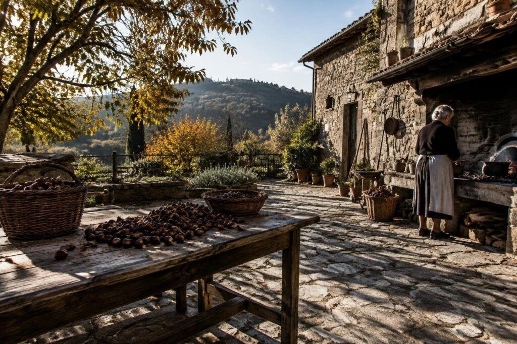 Come si celebrava Ognissanti tra castagne e lumi nel Mugello