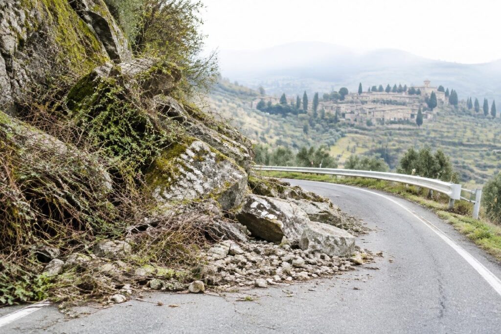 Frana sulla SP16: dieci anni di rischio per gli abitanti di Gaiole