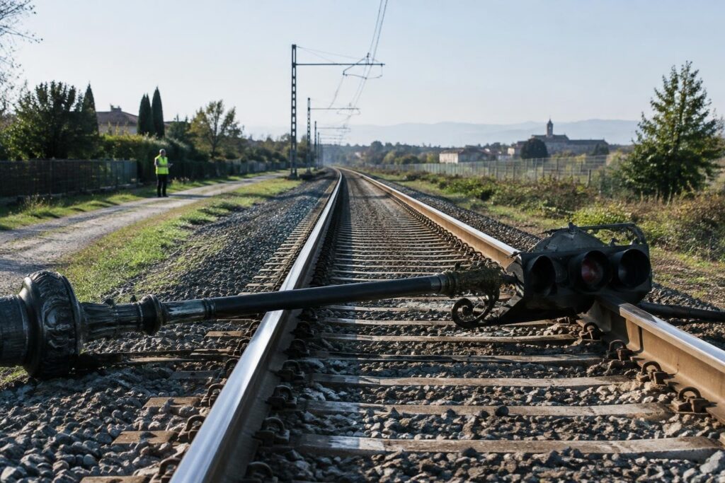 Giovane indagato per palo sui binari a Lastra a Signa: obbligo firma