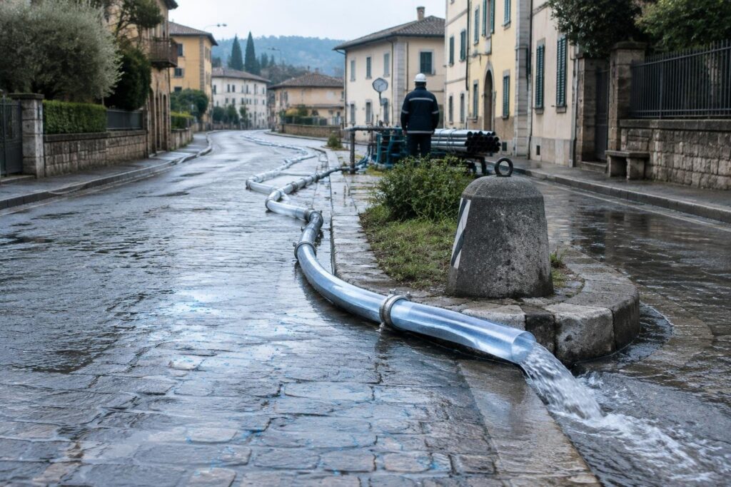 Interruzioni d’acqua a Scandicci: opere in corso a Vittorio Veneto e San Martino