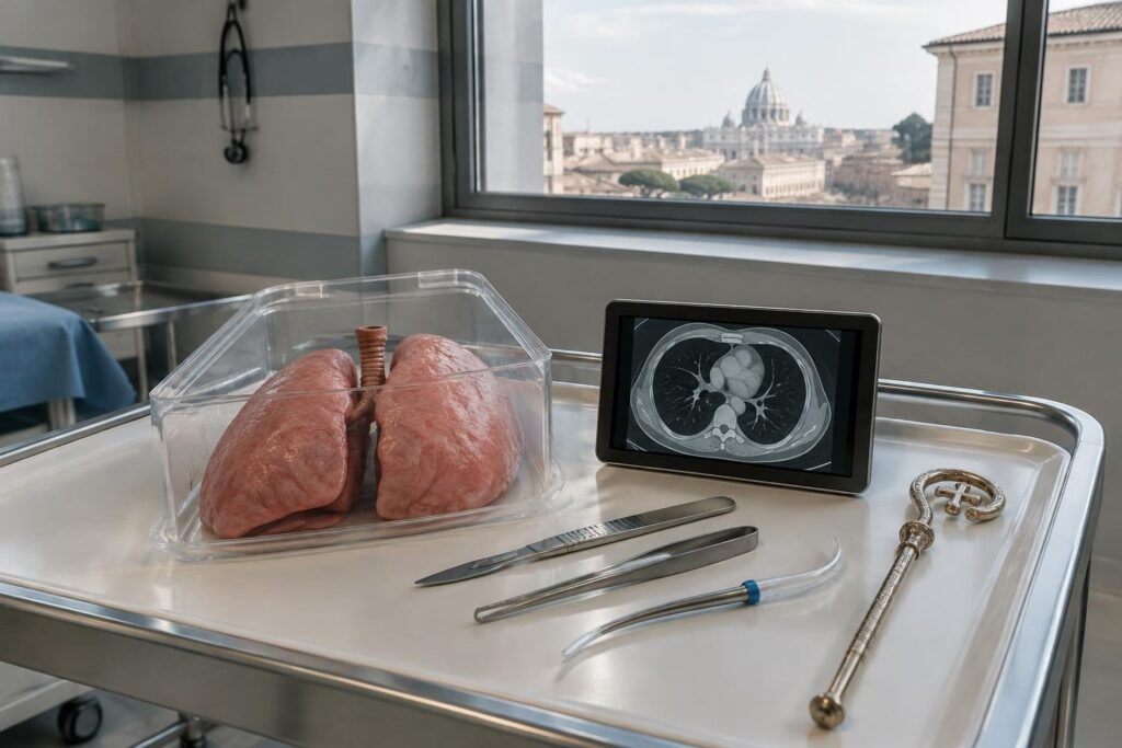 Operazione al polmone di Papa Leone XIV: i protagonisti medici