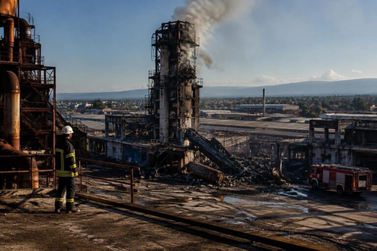 Revet chiuso a Pontedera per incendio, raccolta rifiuti sospesa