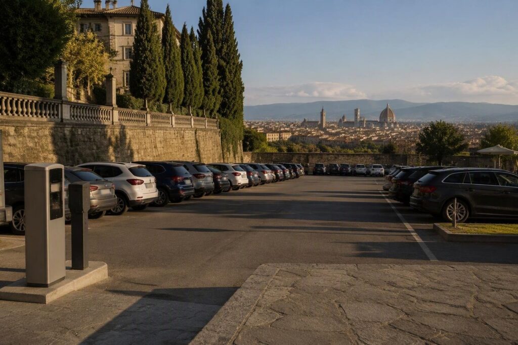 Ticket di scopo e nuova gestione per il parcheggio di Villa Costanza