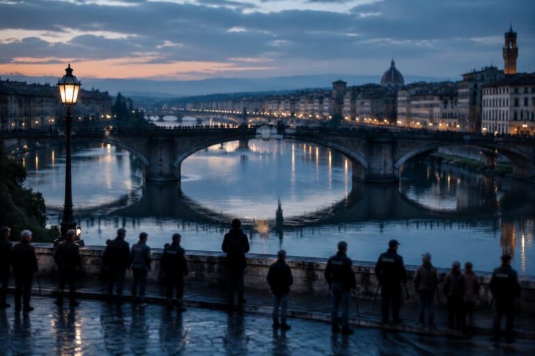 Violenza a Firenze: il ponte di Santa Trinita diventa battaglia